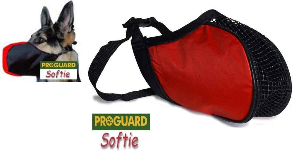 ProGuard SOFTIE DOG MUZZLE Mesh Quick-Fit Adjustable Safer Comfortable*U PICK
