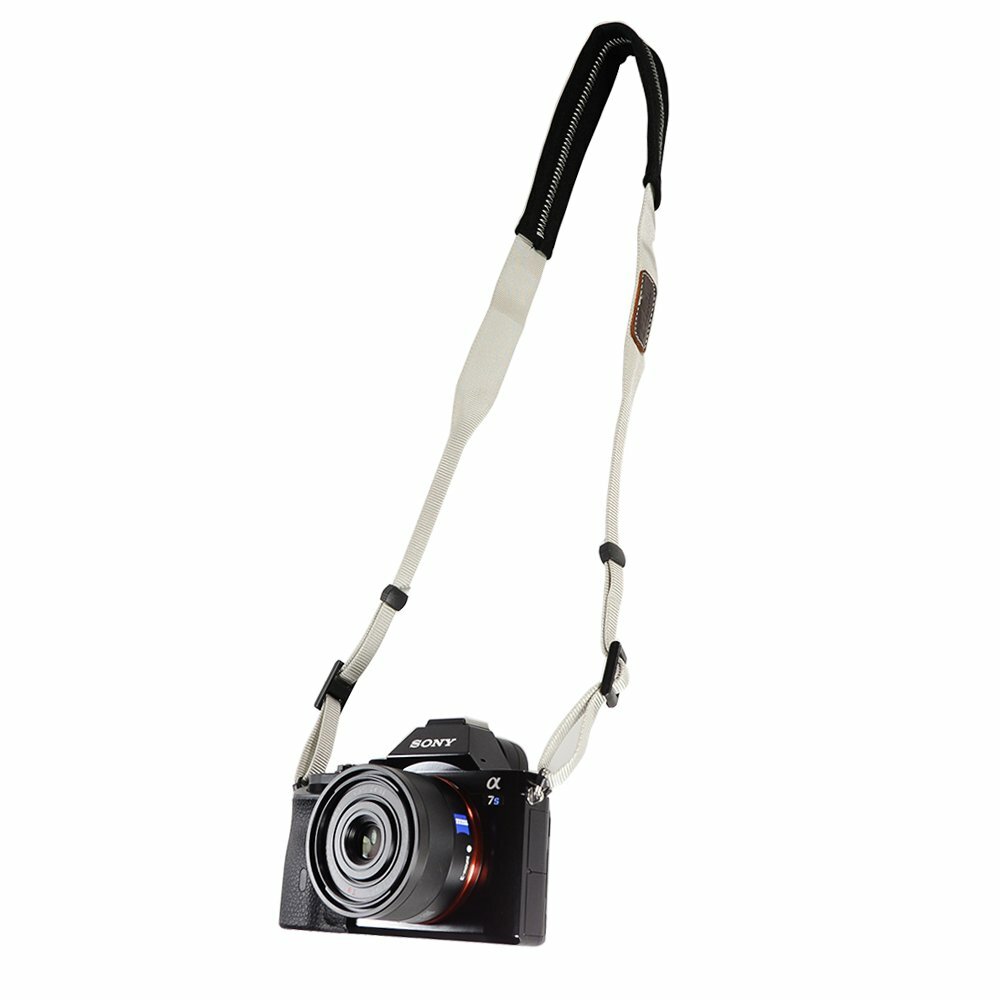 Padded Neck Shoulder Strap with Pink Grosgrain Ties