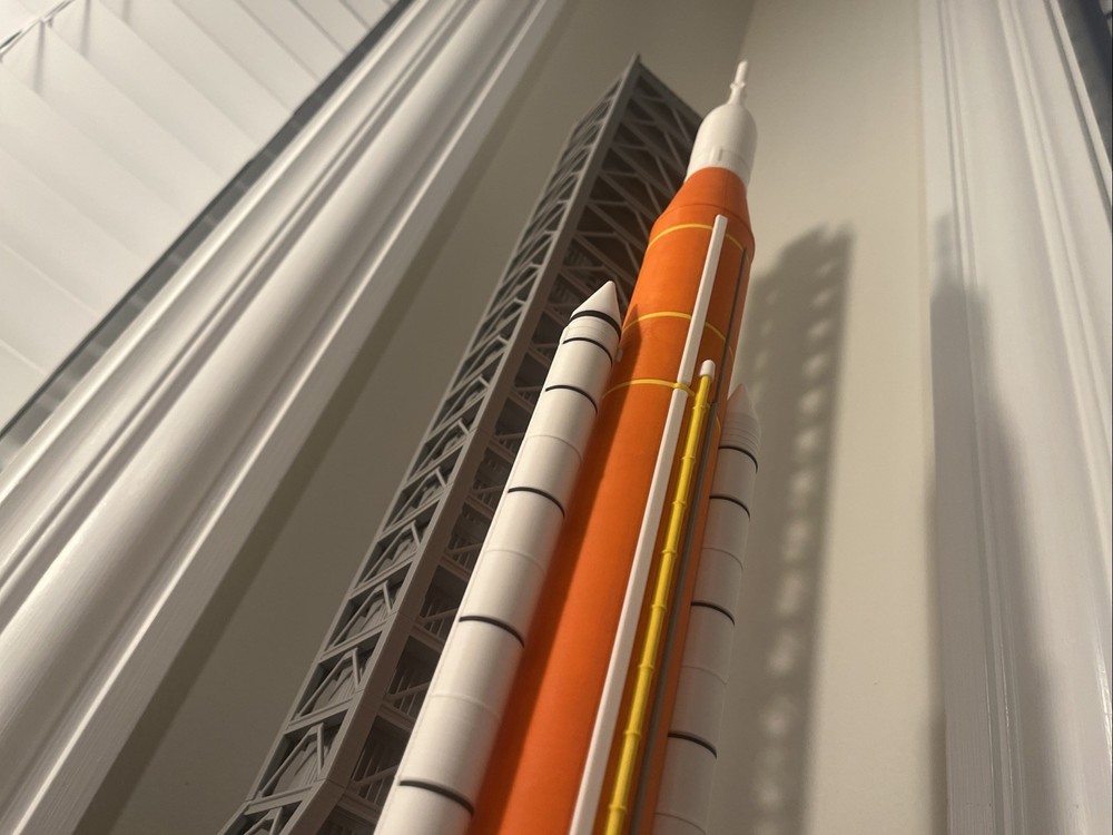 Custom Artemis 2 SLS 1:200 Scale Model Rocket