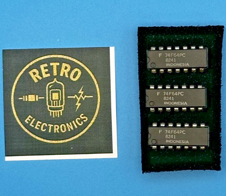 Qty. 3, 74F64PC, Fairchild,  4-2-3-2-Input AND-OR-Invert Gate