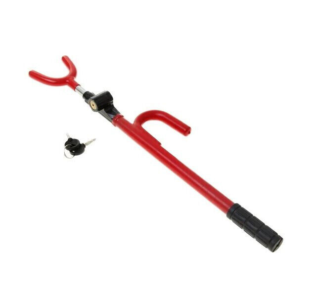 Universal Car Steering Wheel Lock Anti-Theft Security System Adjustable Length