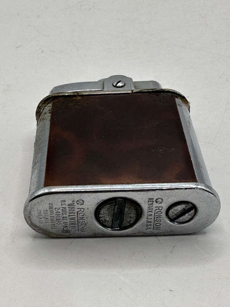 Ronson Whirlwind Cigarette Cigar Lighter Art Deco Vintage