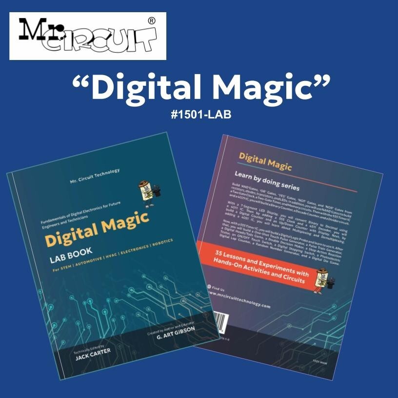 Mr Circuit LAB 5 Digital Electronics Book and Deluxe Lab called "Digital Magic"