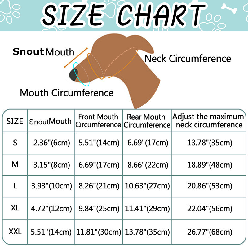 Basket Muzzle for Large Medium Small Dog German Shepherd Doberman Husky Beagle