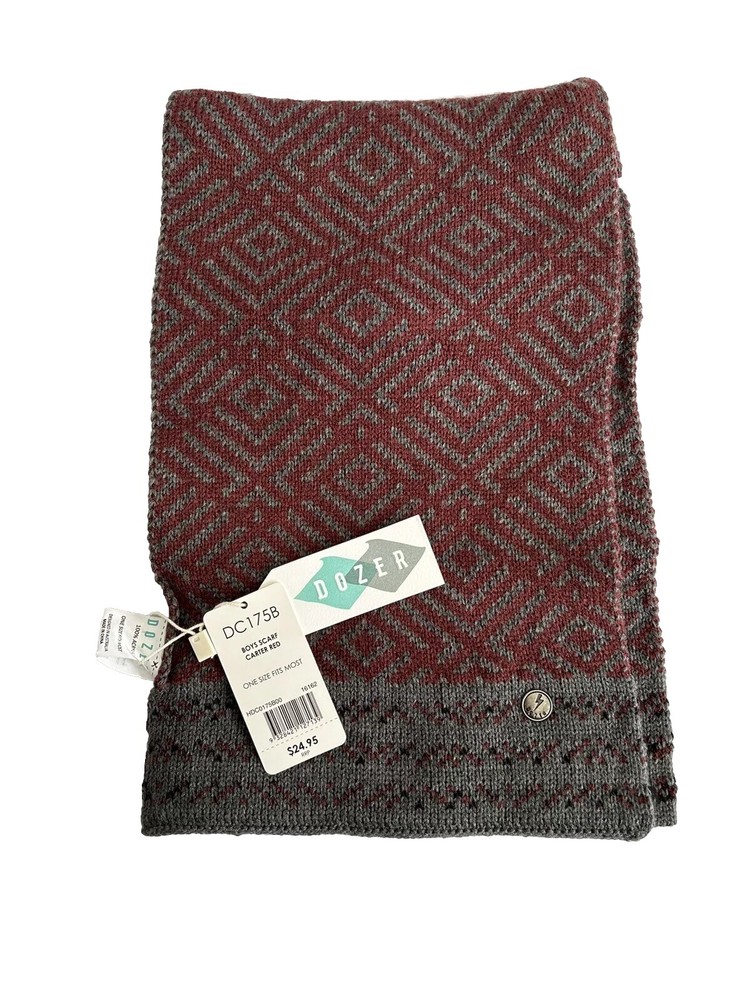 Scarf Carter Red For Boys One Size (DOZER)
