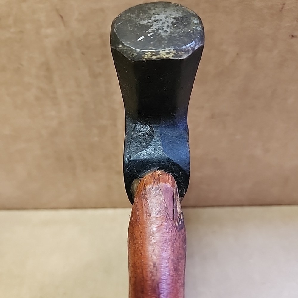 Vintage Plumb Permabond Carpenter Hatchet Half Hammer Axe Red Handle