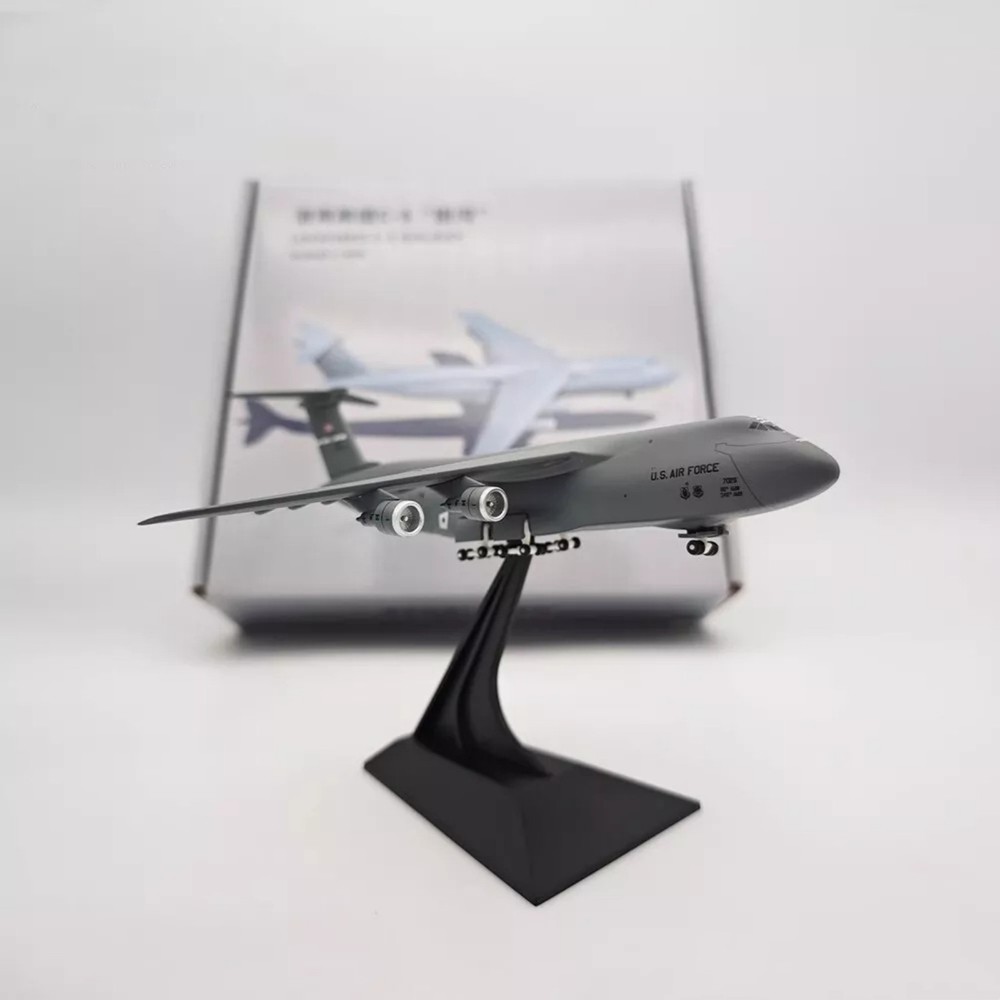 Diecast 1/400 USAF For Lockheed C-5 Transport Aircraft Model Static Display