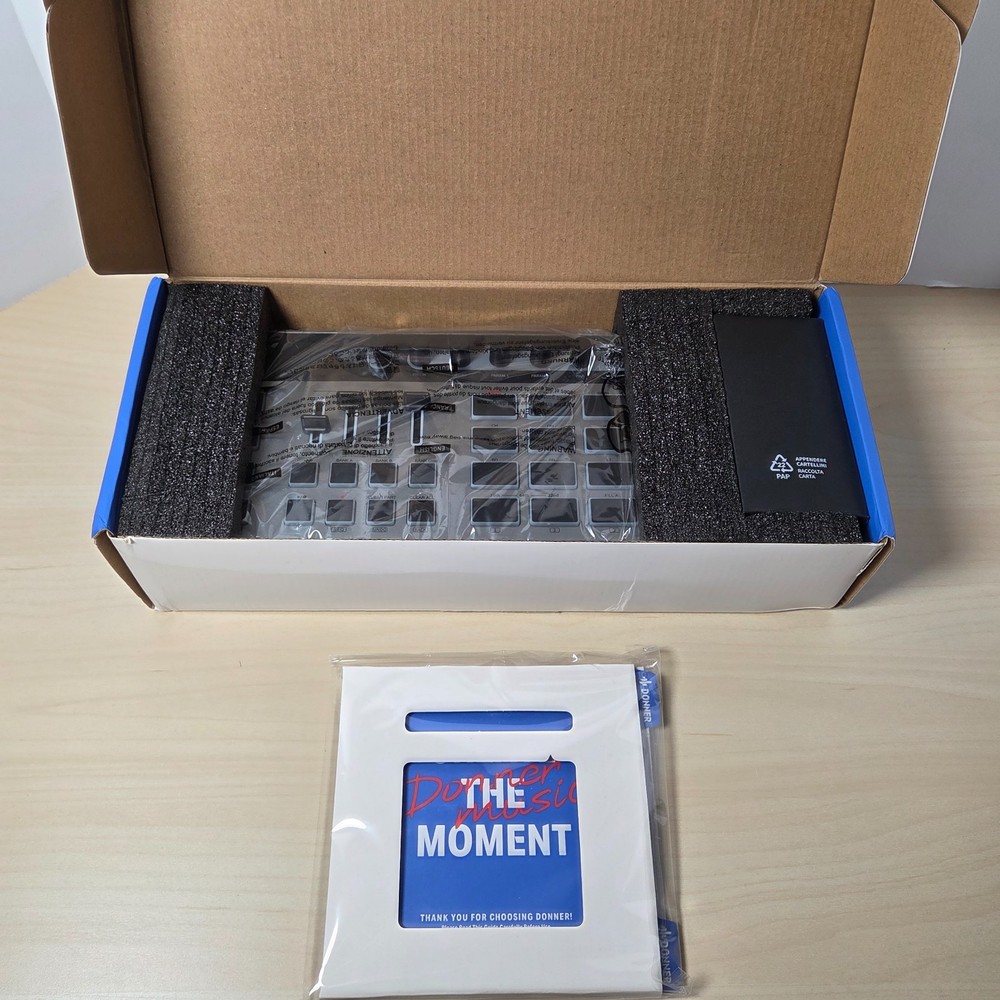 Donner Essential D1 Drum Machine Beat Sequencer COMPLETE