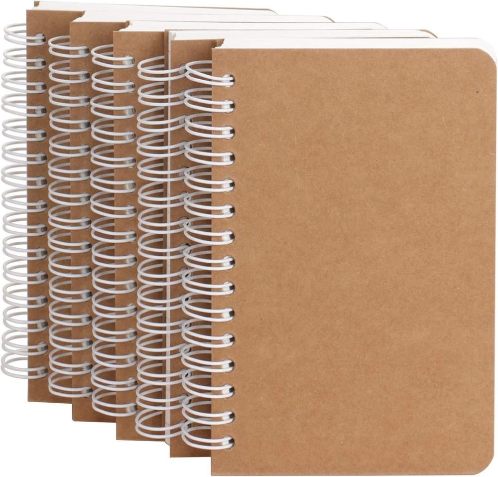 Spiral Notebook, Small Poet Size Notebooks for Writing Ding