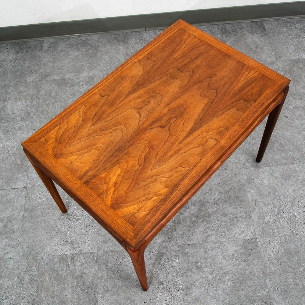 Mid Century Modern End Table Side Nightstand Restored Vintage Mcm Rectangular NM