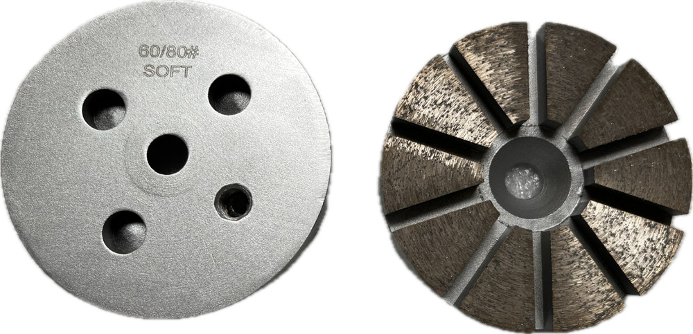 3'' 10 segments Puck, Trapezoid Metal Disc.