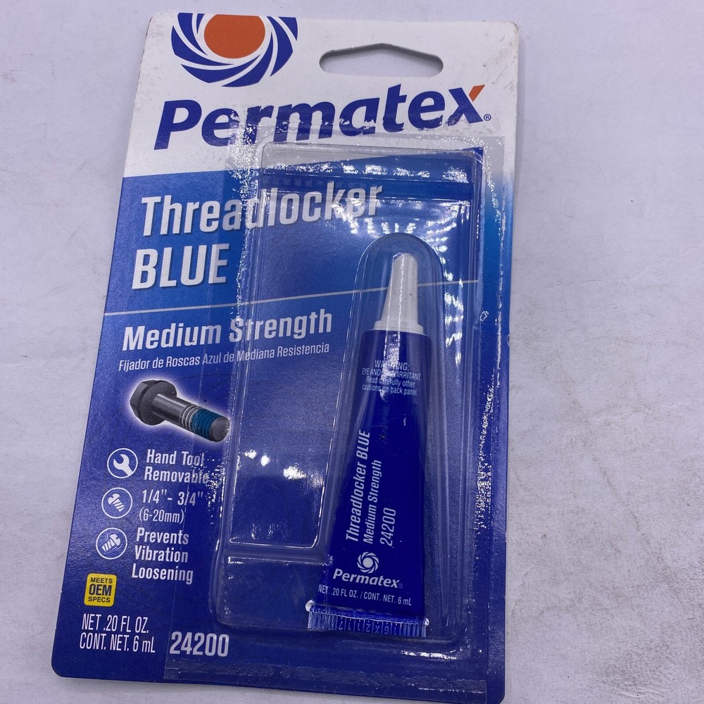 PERMATEX Threadlocker Blue Medium Strength 1/4-3/4" 24200 ⭐