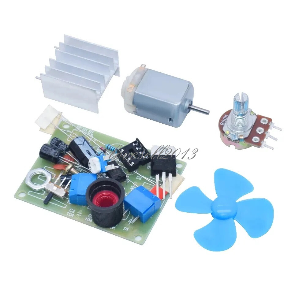 NE555 Motor Speed Regulator Teaching Electronic Technology Assembly Training Kit