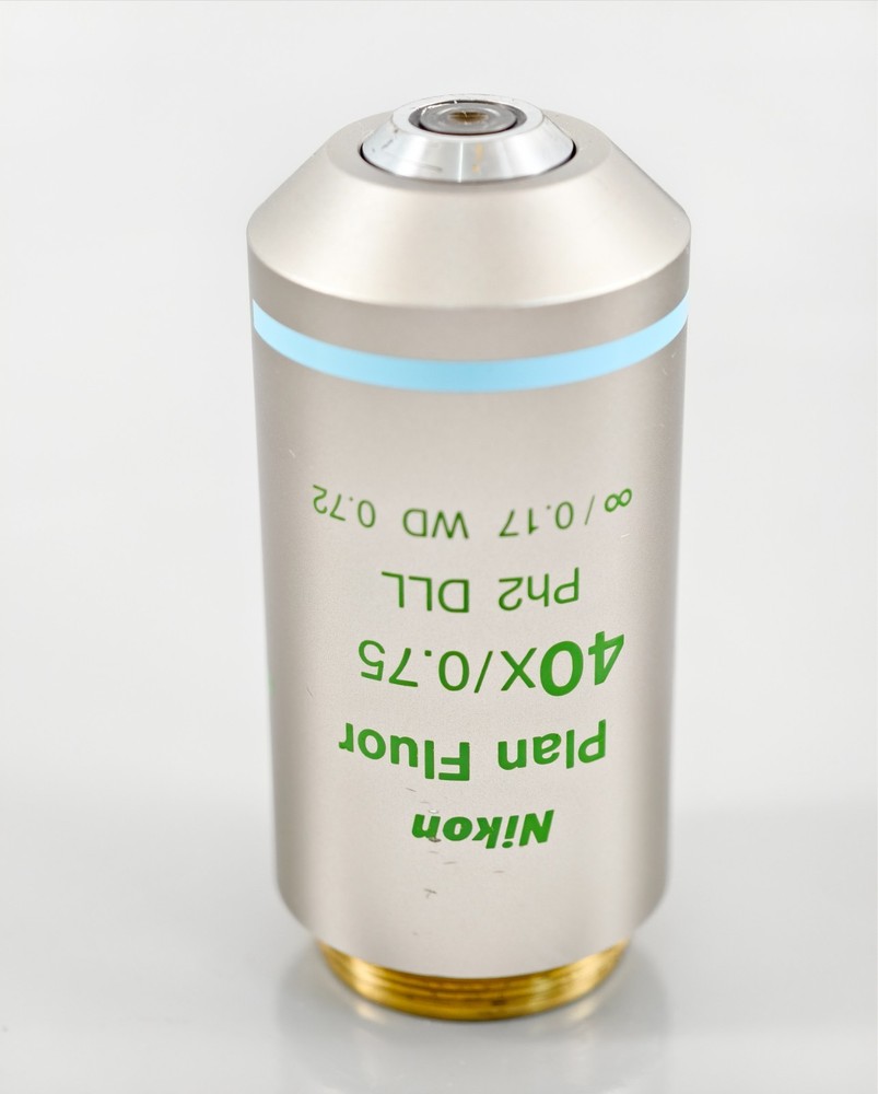 Nikon Plan Fluor 40x 0.75 Ph2 DLL Microscope Objective Eclipse E & i Series