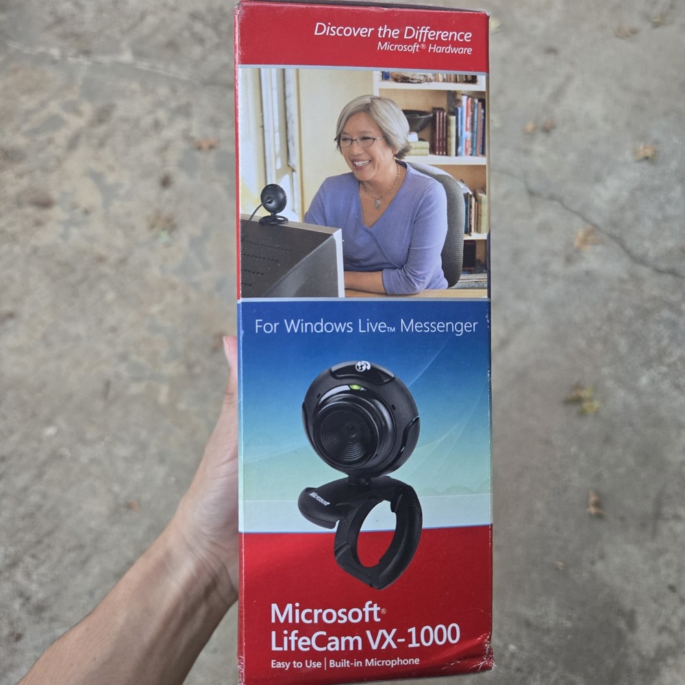 Microsoft LifeCam VX-1000 Black Webcam