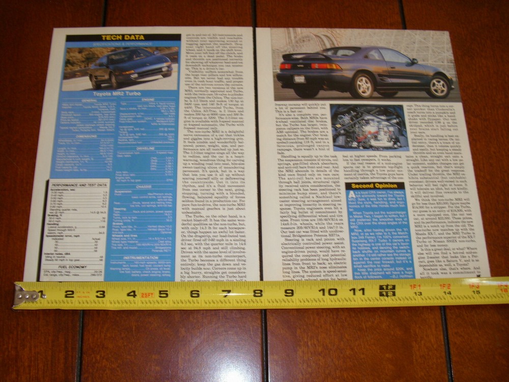1990 TOYOTA MR2 ORIGINAL ARTICLE