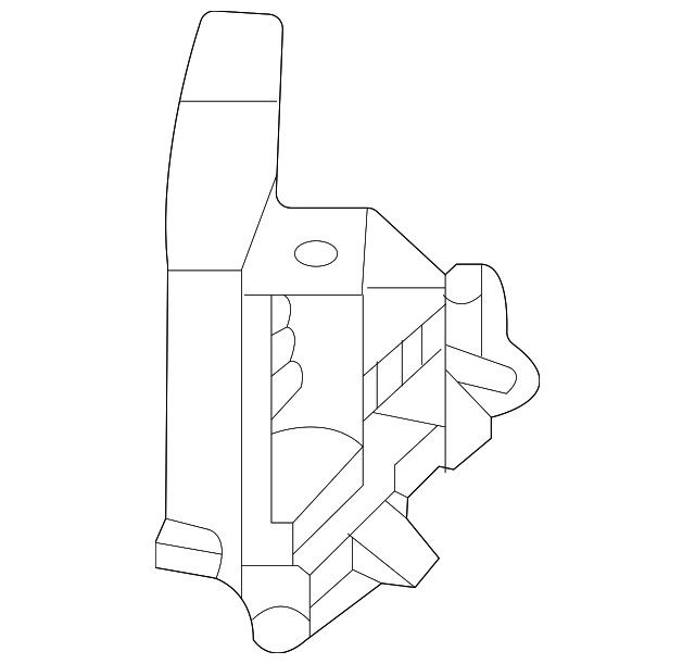 Genuine Ford Blind Spot Detection System Warning Sensor Bracket M2DZ14D189D