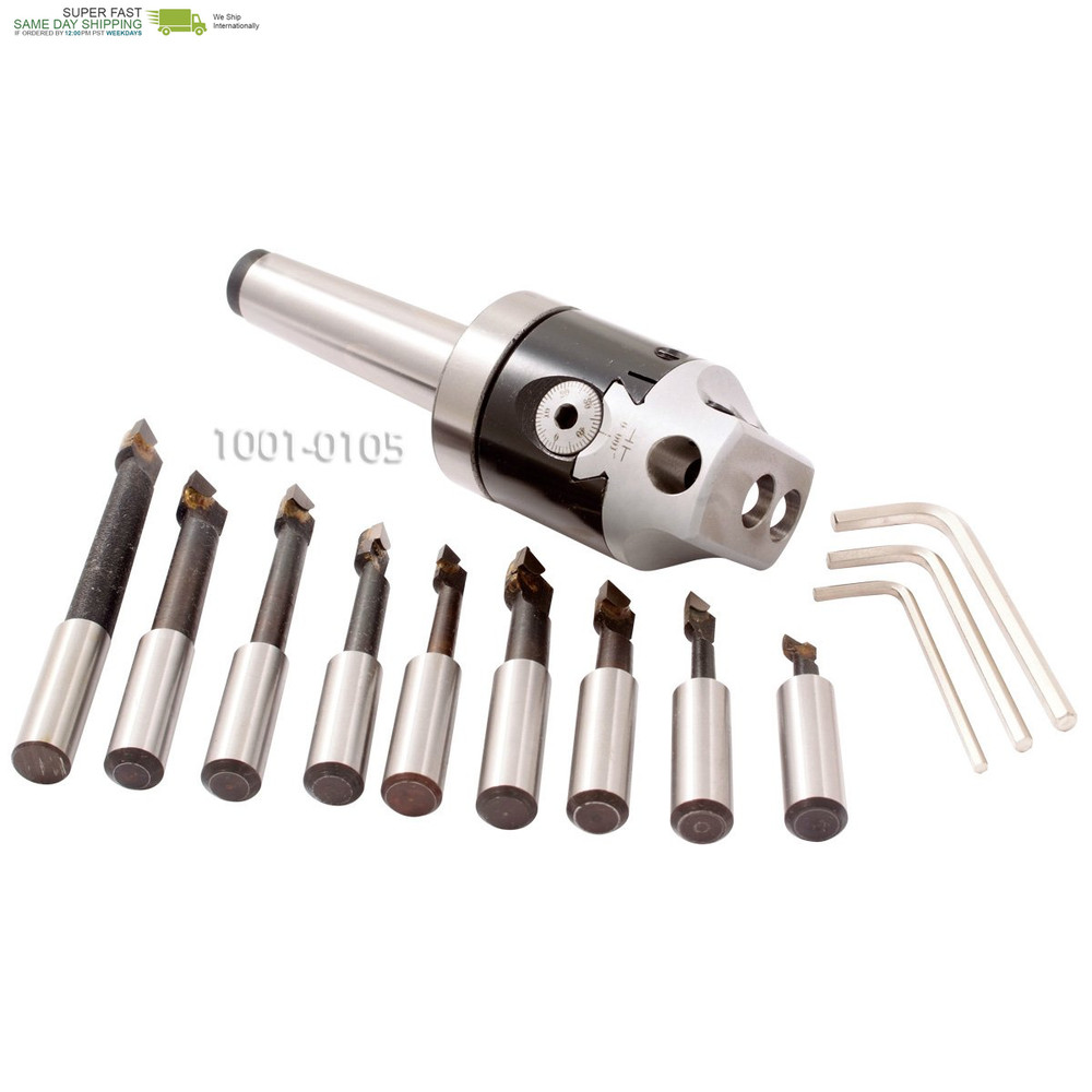 Boring Tool Set (2 Inch Head & MT3 & 1/2 Inch)