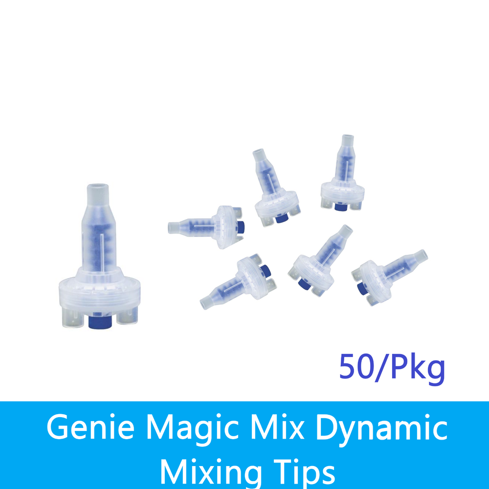 Dental Impression Material Genie Magic Mix Dynamic Mixing Tips – Refill, 50/Pkg