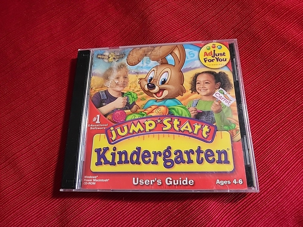 Jump Start Kindergarten CD ROM computer Windows Power Macintosh Jumpstart