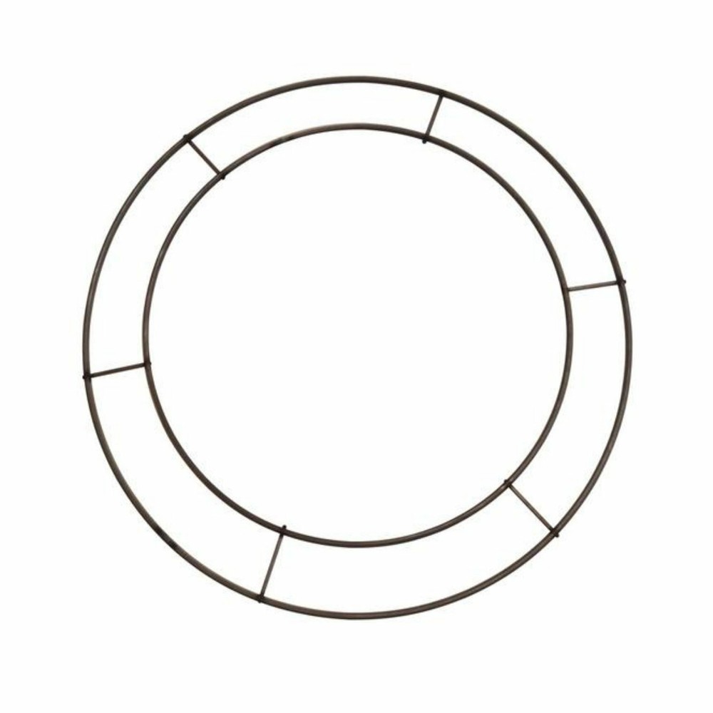 Double Rail Flat Wreath Ring | Wire Wreath Frame | Wreath Making Supplies