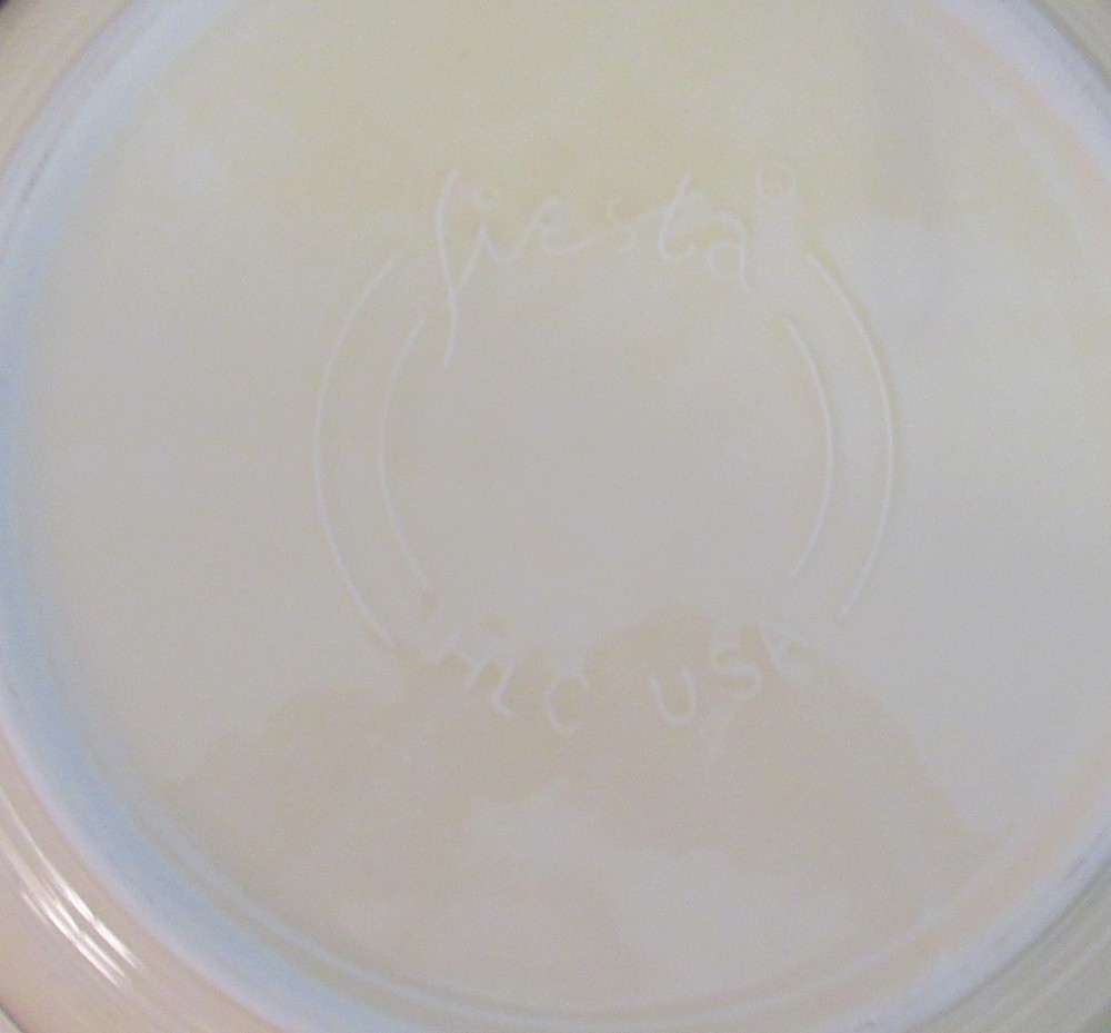 Fiesta ware 12" Dia. IVORY Pasta Serving Bowl EX