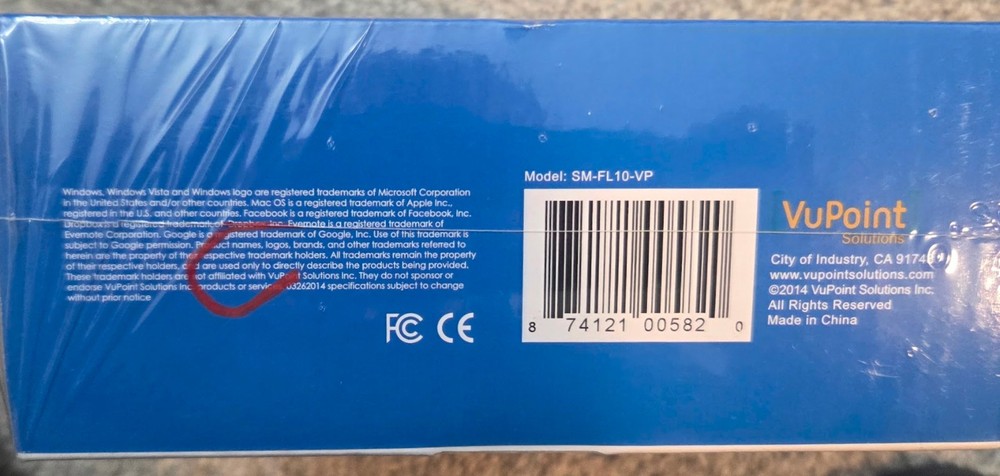 VuPoint Magic InstaScan Mouse Scanner new in box