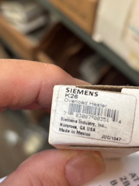 K26 SIEMENS HEATER