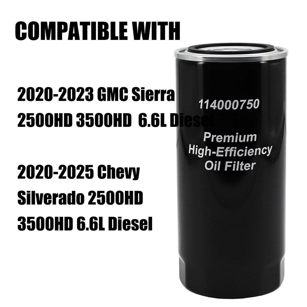 Replacement 114000750 Deep High-Efficiency Engine Oil Filter (Tall)...