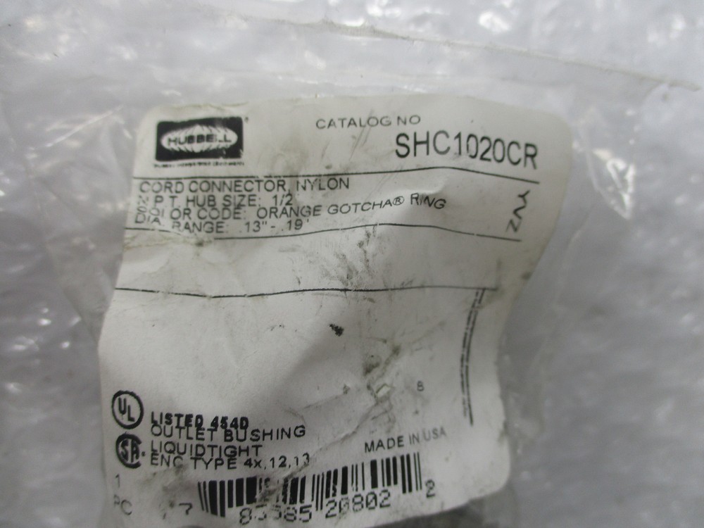 HUBBELL SHC1020CR CONNECTOR NSMP