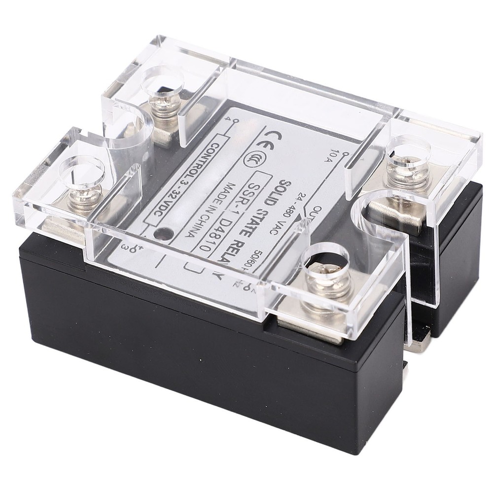 10A Solid State Relay DC Control Semiconductor Relay Module 24-480VAC Part
