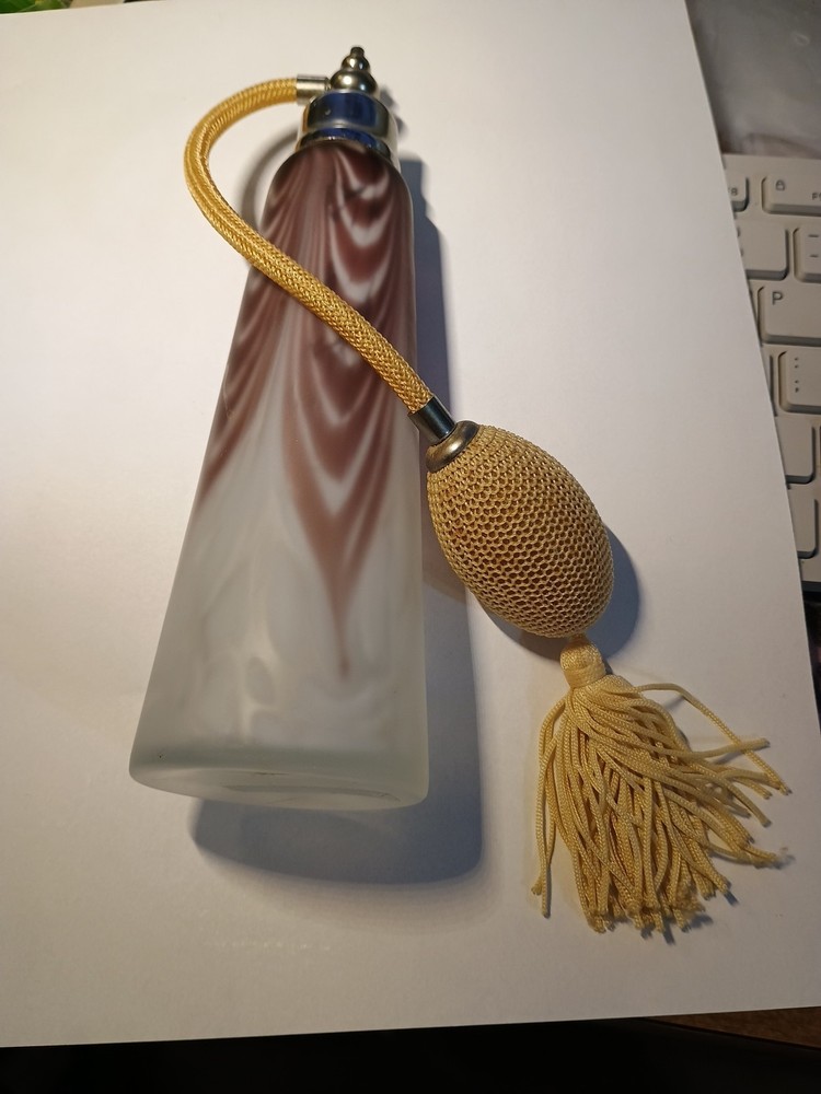 Mag Parfums Vintage Art Glass Atomizer Empty