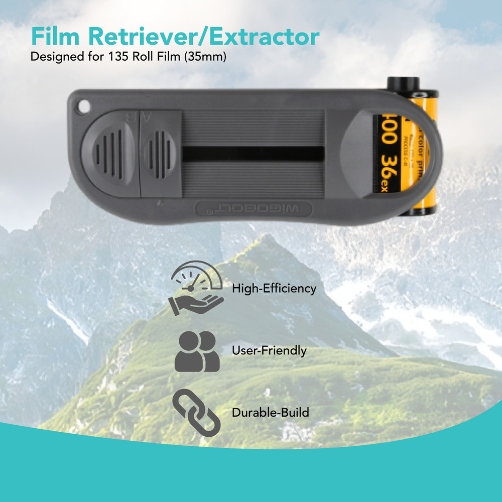 35mm Film Retriever/Extractor with Strap - Durable ABS Construction