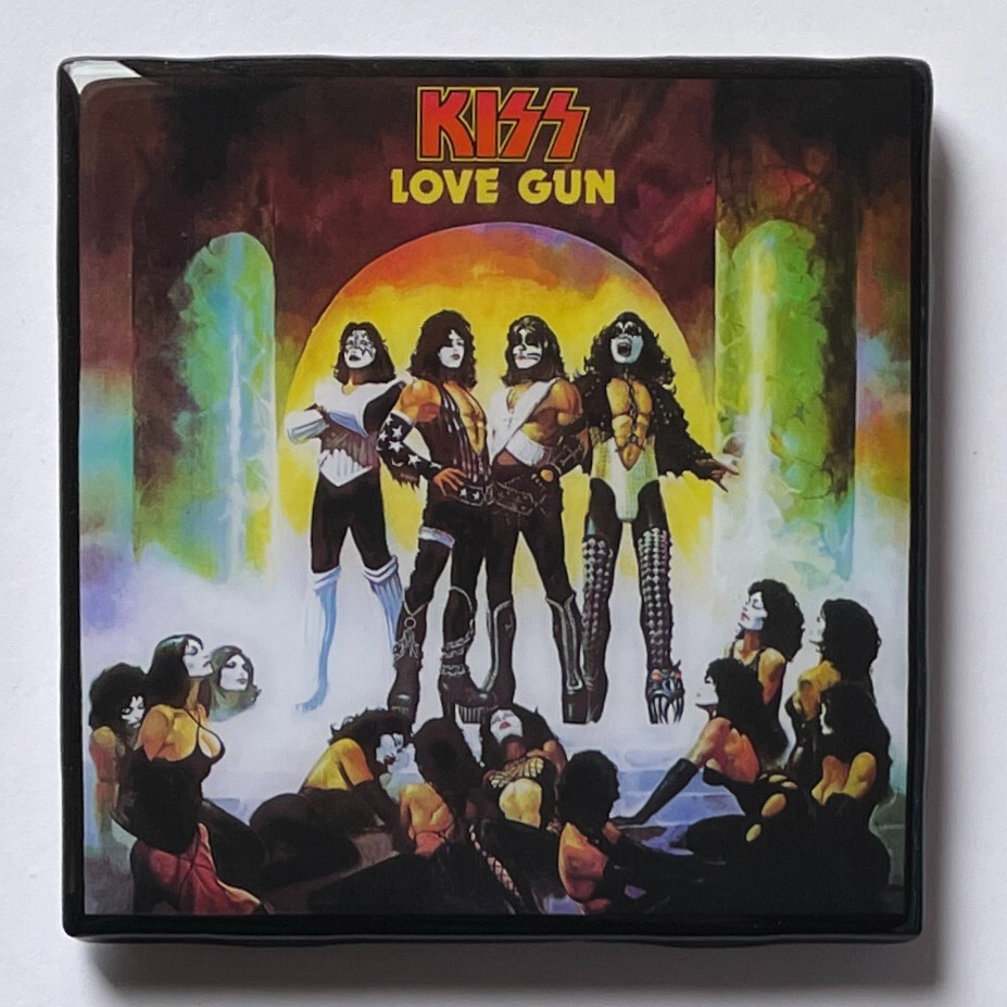 KISS Love Gun COASTER Custom Ceramic Tile