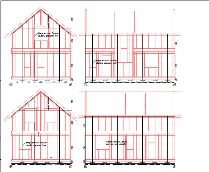 Construction Drawings/ DESIGN / PLANS / Frame house Lauta (KD-90)