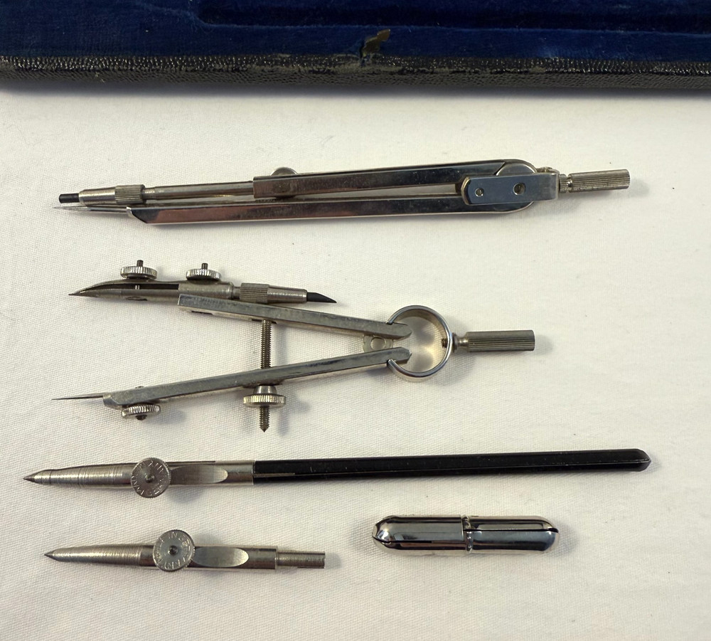 Vintage Ascola 224 Drafting/Compass Set in original case
