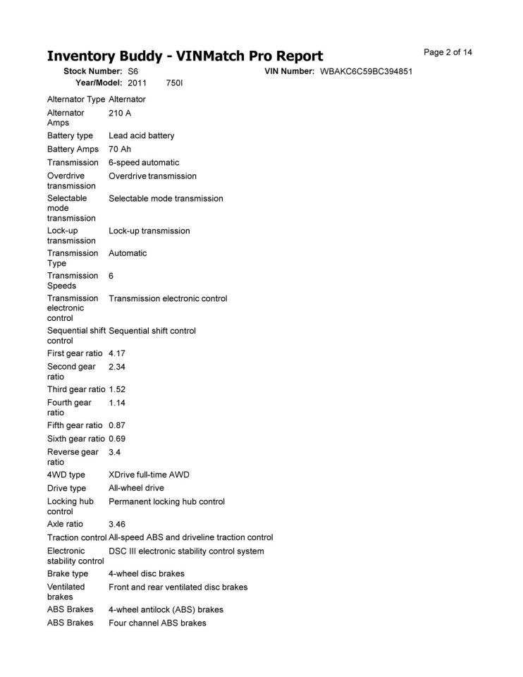 750I 2011 Air Shutter 1108403