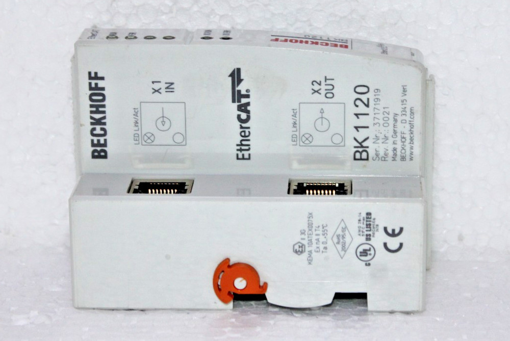 BECKHOFF BK1120 EtherCAT Bus Coupler for standard Bus Terminals