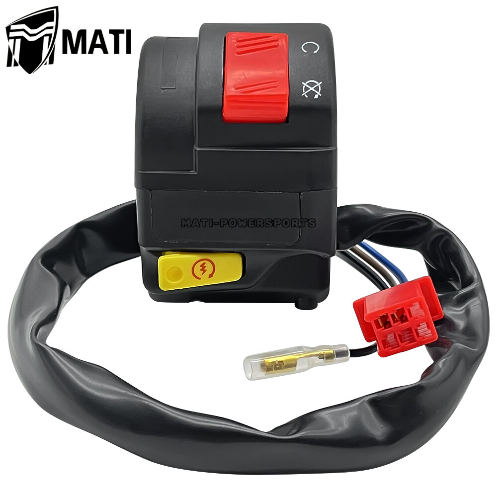 Left Handlebar Start Kill Switch Headlight for Polaris Scrambler 50 90 2002