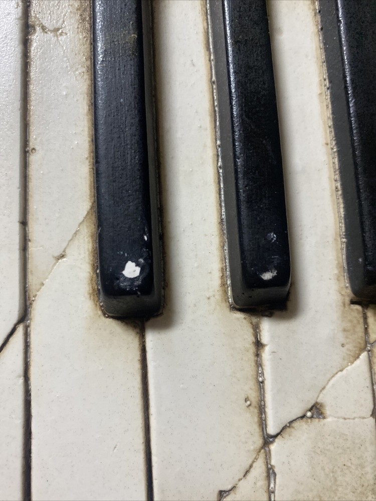 Sid Dickens Piano Keys Memory Block Tile T-45 Ivory/Black Retired