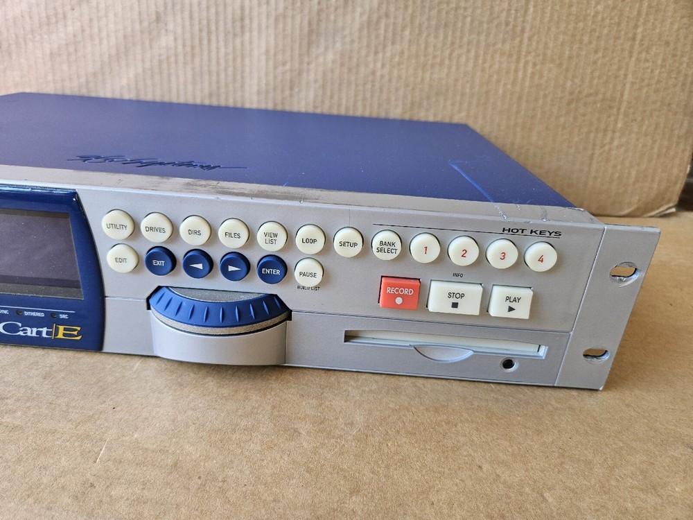 POWERS ON- 360 SYSTEMS DigiCart E E-3000 Ethernet Audio Network Recorder