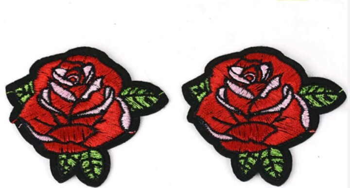 embroidered small Rose