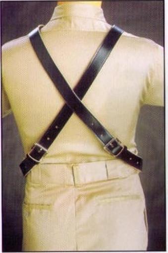 Jay-Pee Double Strap Adjustable Leather Parade Flag Carrier w/Cup Honor Guard