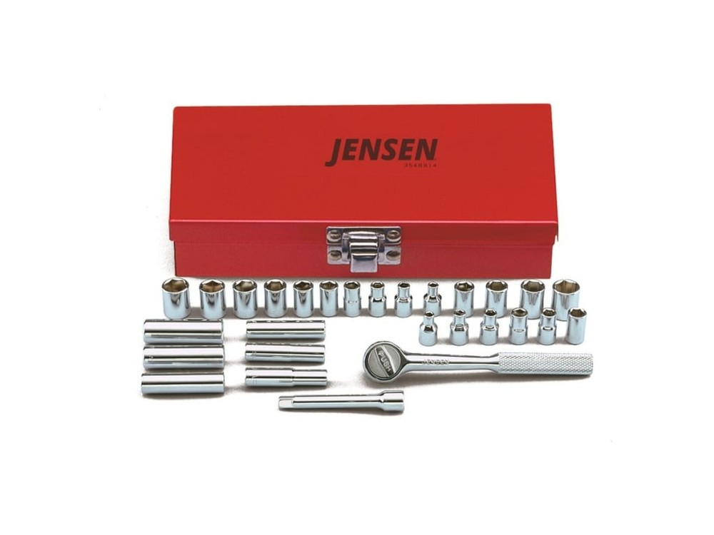 Techni-Pro 185-227 - 28-Piece Inch/Metric Socket Set