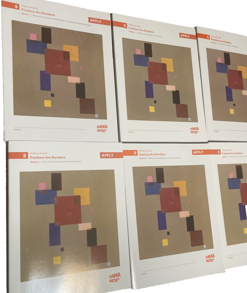 Eureka Math Squared Grade 5 All Module APPLY Student Workbooks NEW!