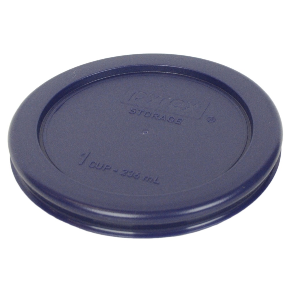 Pyrex 4 Lid All Blue Bundle for 1, 2, 4 and 7-Cup Glass Bowls