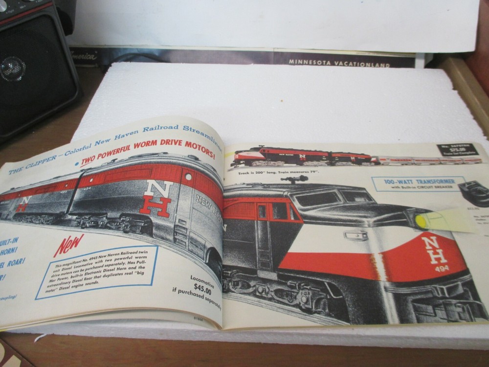 American Flyer - GILBERT Catalog 1956