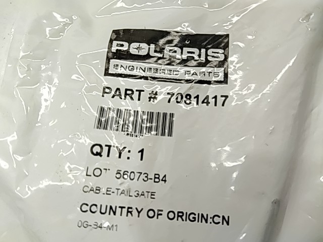 Tailgate Cable - 2000 Polaris NOS