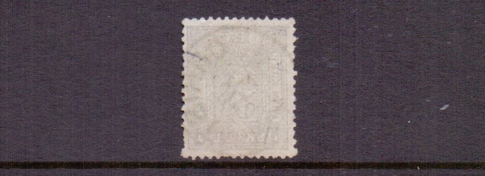 NORWAY 1868 1sk BLACK FINE USED