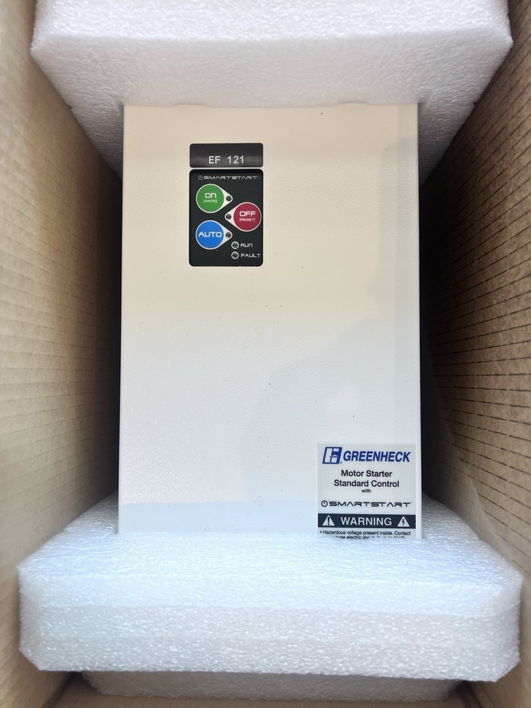 GREENHECK 3 PHASE MOTOR STARTER PANEL W/ SMART START